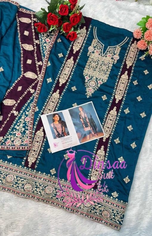 Dinsaa DS 239 A C Chinon Salwar Suit Catalog 3 Pcs 5 510x789 - Dinsaa DS 239 A-C Chinon Salwar Suit Catalog 3 Pcs