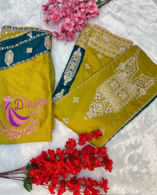 Dinsaa DS 239 A C Chinon Salwar Suit Catalog 3 Pcs 8 510x634 - Dinsaa DS 239 A-C Chinon Salwar Suit Catalog 3 Pcs