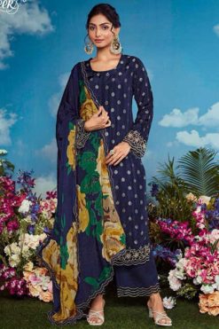 Heer Blossom by Kimora Muslin Salwar Suit Catalog 8 Pcs