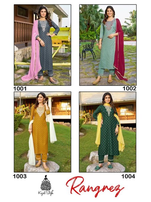 Kajal Style Rangrez Vol 1 Kurti with Dupatta Bottom Rayon Catalog 4 Pcs 11 510x680 - Kajal Style Rangrez Vol 1 Kurti with Dupatta Bottom Rayon Catalog 4 Pcs