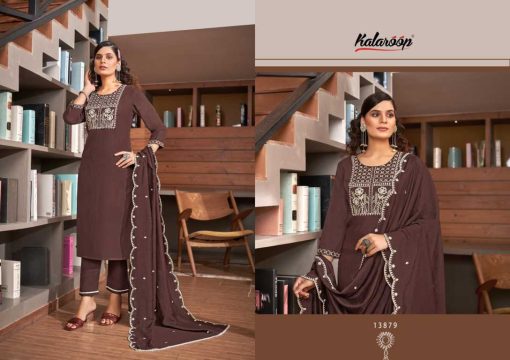 Kalaroop Blossom by Kajree Rayon Kurti with Dupatta Bottom Catalog 6 Pcs 5 510x360 - Kalaroop Blossom by Kajree Rayon Kurti with Dupatta Bottom Catalog 6 Pcs