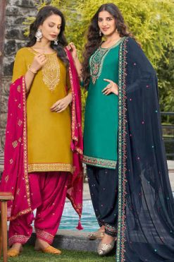 Kalaroop Fashion of Patiyala Vol 35 by Kessi Silk Rayon Readymade Salwar Suit Catalog 6 Pcs
