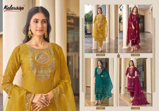 Kalaroop Nirali by Kajree Fancy Kurti with Dupatta Bottom Catalog 4 Pcs 6 510x357 - Kalaroop Nirali by Kajree Fancy Kurti with Dupatta Bottom Catalog 4 Pcs