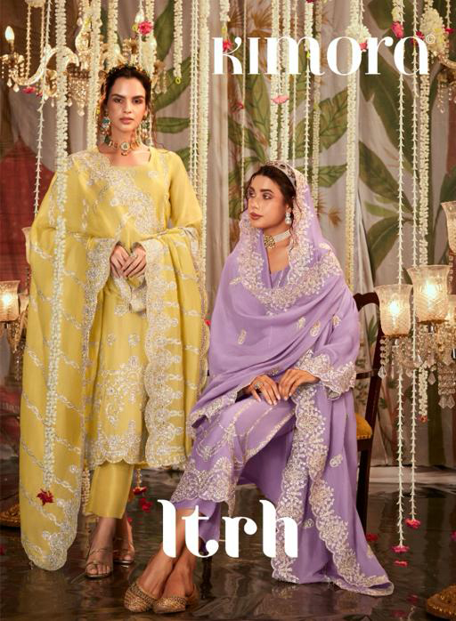 Kimora Itrh Organza Salwar Suit Catalog 8 Pcs Suratfabric