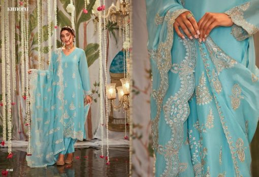 Kimora Itrh Organza Salwar Suit Catalog 8 Pcs 3 510x348 - Kimora Itrh Organza Salwar Suit Catalog 8 Pcs