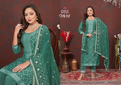 Panch Ratna Shikha by Kessi Silk Salwar Suit Catalog 4 Pcs 2 510x361 - Panch Ratna Shikha by Kessi Silk Salwar Suit Catalog 4 Pcs
