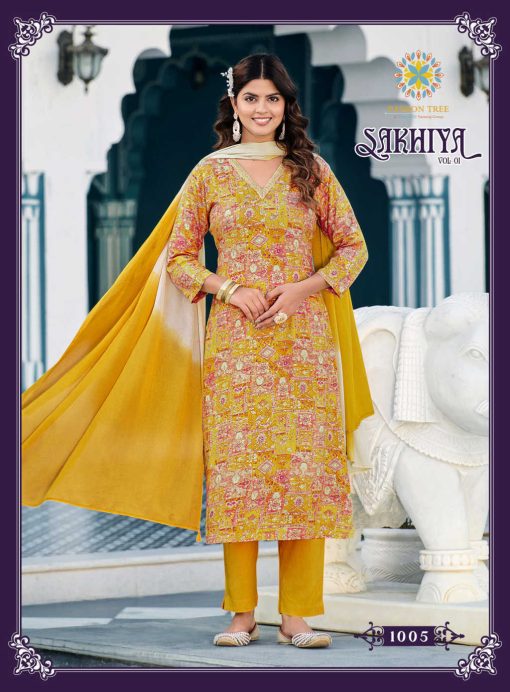 Passion Tree Sakhiya Vol 1 Kurti with Dupatta Bottom Rayon Catalog 8 Pcs 7 510x692 - Passion Tree Sakhiya Vol 1 Kurti with Dupatta Bottom Rayon Catalog 8 Pcs