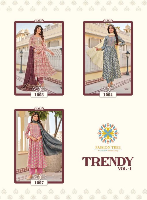 Passion Tree Trendy Vol 1 Nyra Cut Kurti with Dupatta Bottom Fancy Catalog 7 Pcs 11 510x692 - Passion Tree Trendy Vol 1 Nyra Cut Kurti with Dupatta Bottom Fancy Catalog 7 Pcs