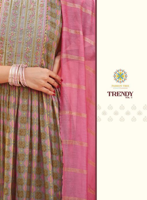 Passion Tree Trendy Vol 1 Nyra Cut Kurti with Dupatta Bottom Fancy Catalog 7 Pcs 2 510x692 - Passion Tree Trendy Vol 1 Nyra Cut Kurti with Dupatta Bottom Fancy Catalog 7 Pcs