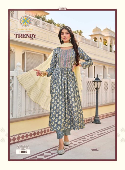 Passion Tree Trendy Vol 1 Nyra Cut Kurti with Dupatta Bottom Fancy Catalog 7 Pcs 6 510x692 - Passion Tree Trendy Vol 1 Nyra Cut Kurti with Dupatta Bottom Fancy Catalog 7 Pcs