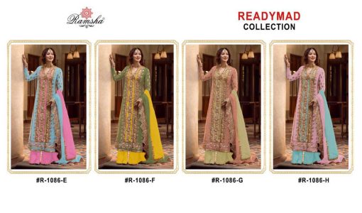 Ramsha R 1086 NX Organza Readymade Salwar Suit Catalog 4 Pcs 5 510x300 - Ramsha R 1086 NX Organza Readymade Salwar Suit Catalog 4 Pcs