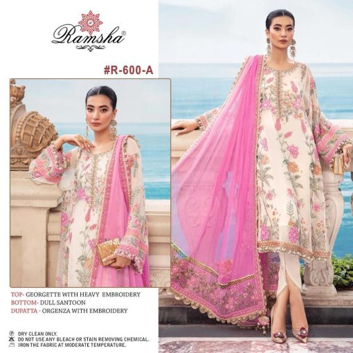 Ramsha R 600 NX Georgette Salwar Suit Catalog 4 Pcs 1 510x510 - Ramsha R 600 NX Georgette Salwar Suit Catalog 4 Pcs