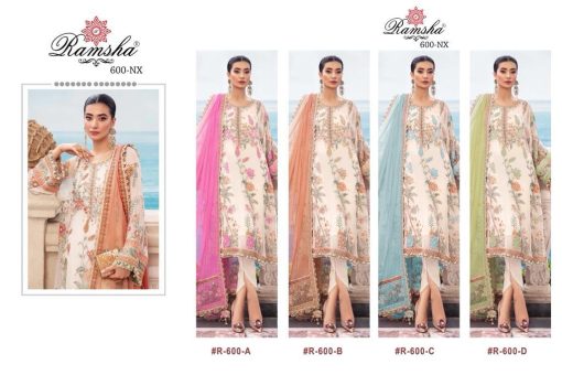 Ramsha R 600 NX Georgette Salwar Suit Catalog 4 Pcs 9 510x340 - Ramsha R 600 NX Georgette Salwar Suit Catalog 4 Pcs