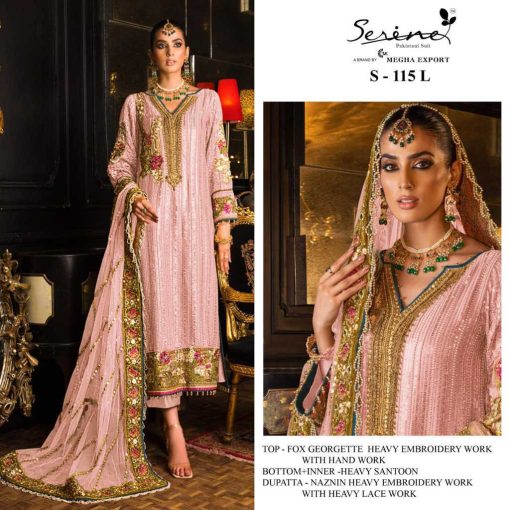 Serene S 115 I L Georgette Salwar Suit Catalog 4 Pcs 4 510x510 - Serene S 115 I-L Georgette Salwar Suit Catalog 4 Pcs