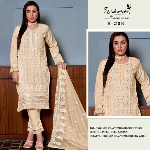 Serene S 218 A D Organza Salwar Suit Catalog 4 Pcs 2 510x510 - Serene S 218 A-D Organza Salwar Suit Catalog 4 Pcs