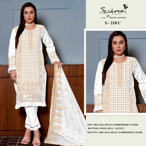 Serene S 218 A D Organza Salwar Suit Catalog 4 Pcs 3 510x510 - Serene S 218 A-D Organza Salwar Suit Catalog 4 Pcs