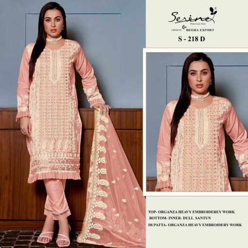 Serene S 218 A D Organza Salwar Suit Catalog 4 Pcs 4 510x510 - Serene S 218 A-D Organza Salwar Suit Catalog 4 Pcs