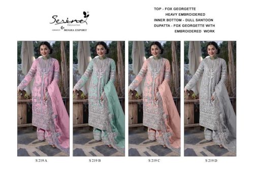 Serene S 219 A D Georgette Salwar Suit Catalog 4 Pcs 17 510x340 - Serene S 219 A-D Georgette Salwar Suit Catalog 4 Pcs
