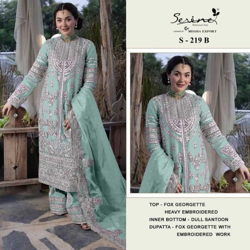 Serene S 219 A D Georgette Salwar Suit Catalog 4 Pcs 2 510x510 - Serene S 219 A-D Georgette Salwar Suit Catalog 4 Pcs