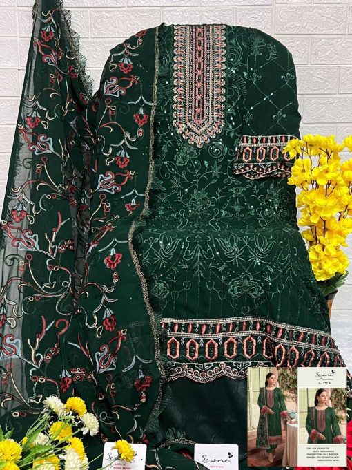 Serene S 222 A D Georgette Salwar Suit Catalog 4 Pcs 7 510x680 - Serene S 222 A-D Georgette Salwar Suit Catalog 4 Pcs