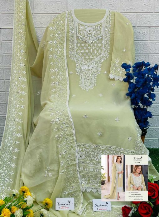 Serene S 223 A D Georgette Salwar Suit Catalog 4 Pcs 11 510x698 - Serene S 223 A-D Georgette Salwar Suit Catalog 4 Pcs