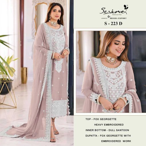 Serene S 223 A D Georgette Salwar Suit Catalog 4 Pcs 4 510x510 - Serene S 223 A-D Georgette Salwar Suit Catalog 4 Pcs