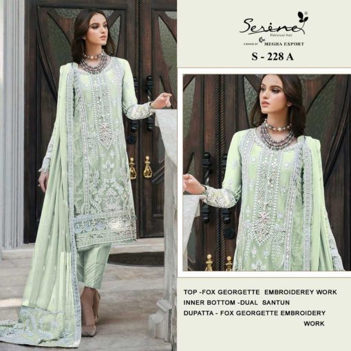 Serene S 228 A D Georgette Salwar Suit Catalog 4 Pcs 1 510x510 - Serene S 228 A-D Georgette Salwar Suit Catalog 4 Pcs