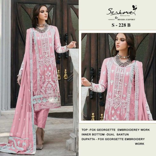 Serene S 228 A D Georgette Salwar Suit Catalog 4 Pcs 2 510x510 - Serene S 228 A-D Georgette Salwar Suit Catalog 4 Pcs