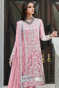 Serene S 228 A-D Georgette Salwar Suit Catalog 4 Pcs