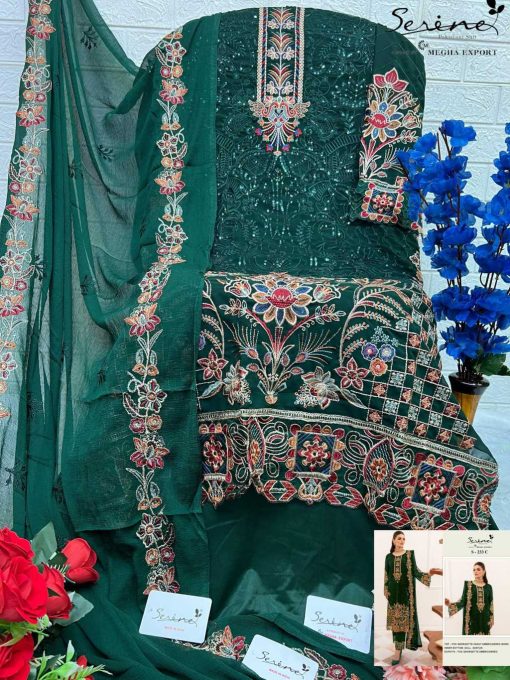 Serene S 233 A D Georgette Salwar Suit Catalog 4 Pcs 11 510x680 - Serene S 233 A-D Georgette Salwar Suit Catalog 4 Pcs