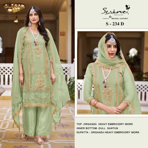 Serene S 234 A D Organza Salwar Suit Catalog 4 Pcs 4 510x510 - Serene S 234 A-D Organza Salwar Suit Catalog 4 Pcs