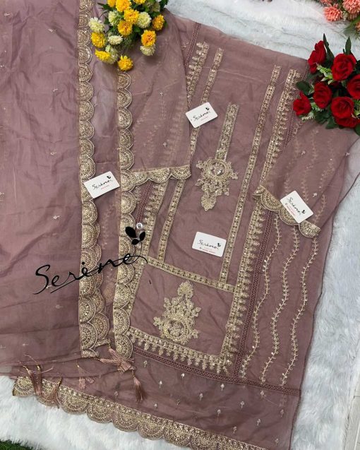 Serene S 234 A D Organza Salwar Suit Catalog 4 Pcs 6 510x637 - Serene S 234 A-D Organza Salwar Suit Catalog 4 Pcs