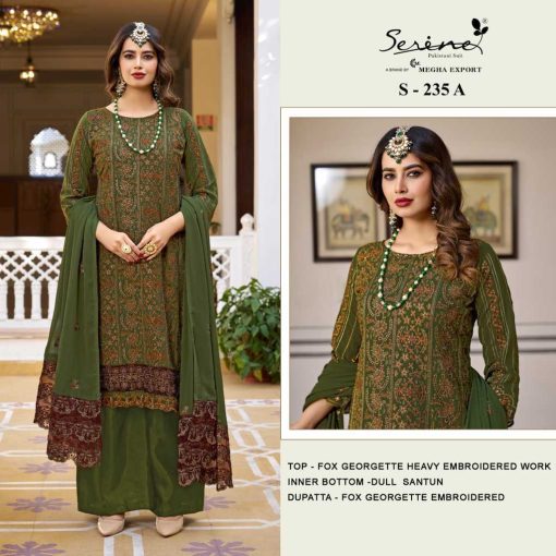 Serene S 235 A D Georgette Salwar Suit Catalog 4 Pcs 1 510x510 - Serene S 235 A-D Georgette Salwar Suit Catalog 4 Pcs