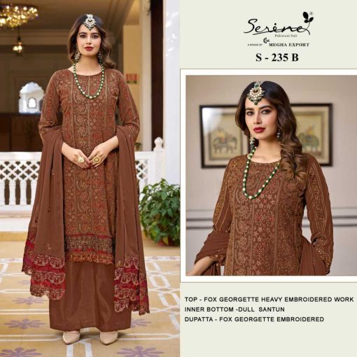 Serene S 235 A D Georgette Salwar Suit Catalog 4 Pcs 2 510x510 - Serene S 235 A-D Georgette Salwar Suit Catalog 4 Pcs