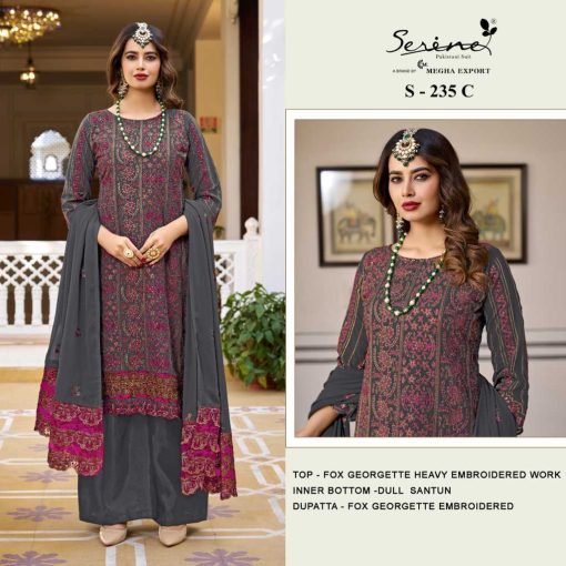 Serene S 235 A D Georgette Salwar Suit Catalog 4 Pcs 3 510x510 - Serene S 235 A-D Georgette Salwar Suit Catalog 4 Pcs