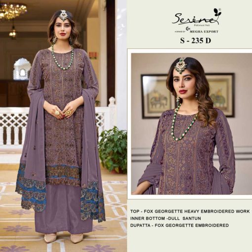 Serene S 235 A D Georgette Salwar Suit Catalog 4 Pcs 4 510x510 - Serene S 235 A-D Georgette Salwar Suit Catalog 4 Pcs