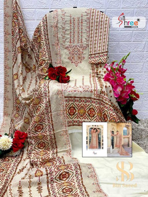 Shree Fabs Bin Saeed Lawn Collection Vol 8 Cotton Salwar Suit Catalog 3 Pcs 8 510x680 - Shree Fabs Bin Saeed Lawn Collection Vol 8 Cotton Salwar Suit Catalog 3 Pcs