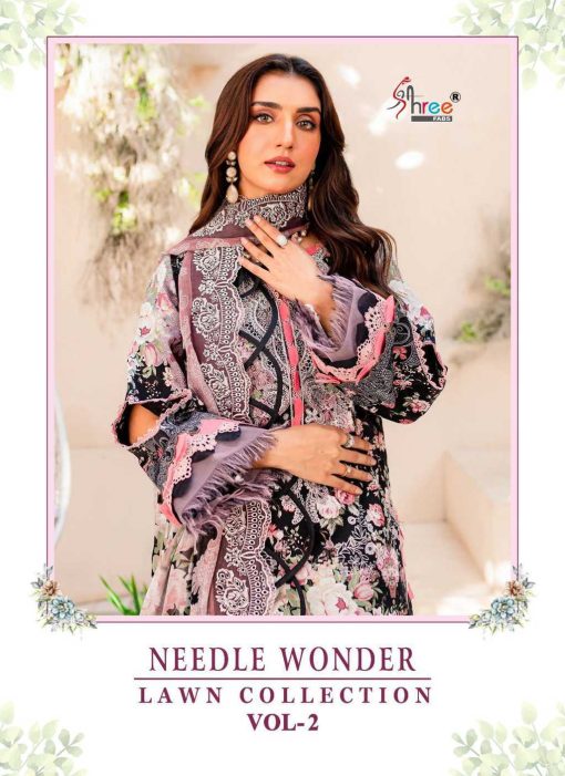 Shree Fabs Needle Wonder Lawn Collection Vol 2 Chiffon Cotton Salwar Suit Catalog 3 Pcs 1 510x701 - Shree Fabs Needle Wonder Lawn Collection Vol 2 Chiffon Cotton Salwar Suit Catalog 3 Pcs