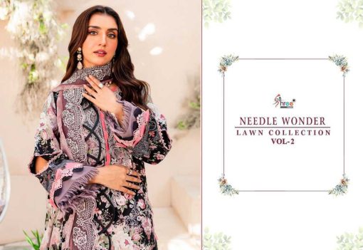 Shree Fabs Needle Wonder Lawn Collection Vol 2 Chiffon Cotton Salwar Suit Catalog 3 Pcs 4 510x351 - Shree Fabs Needle Wonder Lawn Collection Vol 2 Chiffon Cotton Salwar Suit Catalog 3 Pcs