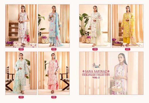 Shree Fabs Sana Safinaz Chikankari Collection Vol 2 Chiffon Cotton Salwar Suit Catalog 6 Pcs 14 1 510x351 - Shree Fabs Sana Safinaz Chikankari Collection Vol 2 Chiffon Cotton Salwar Suit Catalog 6 Pcs