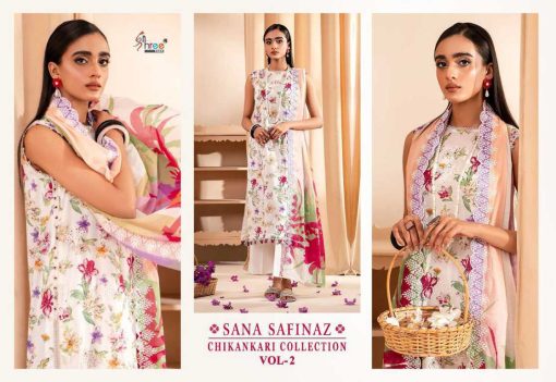 Shree Fabs Sana Safinaz Chikankari Collection Vol 2 Chiffon Cotton Salwar Suit Catalog 6 Pcs 2 510x351 - Shree Fabs Sana Safinaz Chikankari Collection Vol 2 Chiffon Cotton Salwar Suit Catalog 6 Pcs