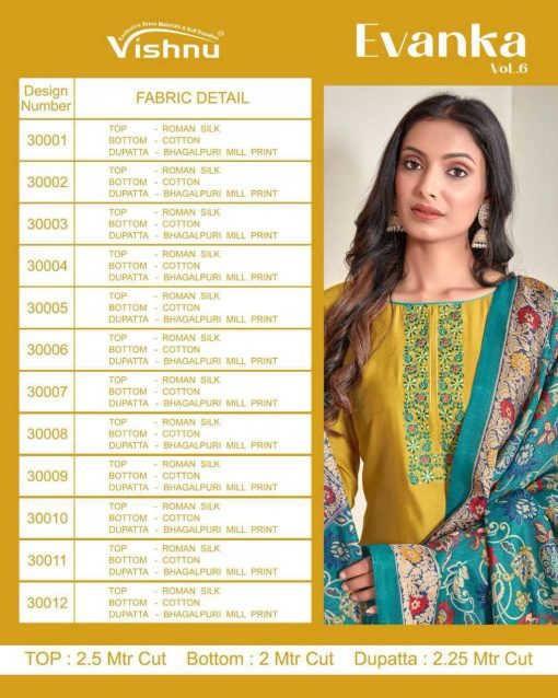 Vishnu Evanka Vol 6 Silk Salwar Suit Catalog 12 Pcs 12 510x638 - Vishnu Evanka Vol 6 Silk Salwar Suit Catalog 12 Pcs