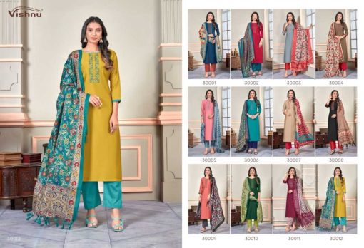 Vishnu Evanka Vol 6 Silk Salwar Suit Catalog 12 Pcs 13 510x348 - Vishnu Evanka Vol 6 Silk Salwar Suit Catalog 12 Pcs