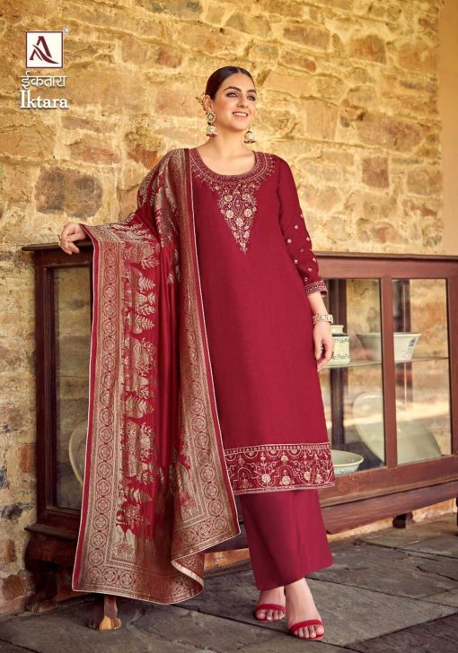 Alok Iktara Shantoon Salwar Suit Catalog 6 Pcs 5 510x728 - Alok Iktara Shantoon Salwar Suit Catalog 6 Pcs