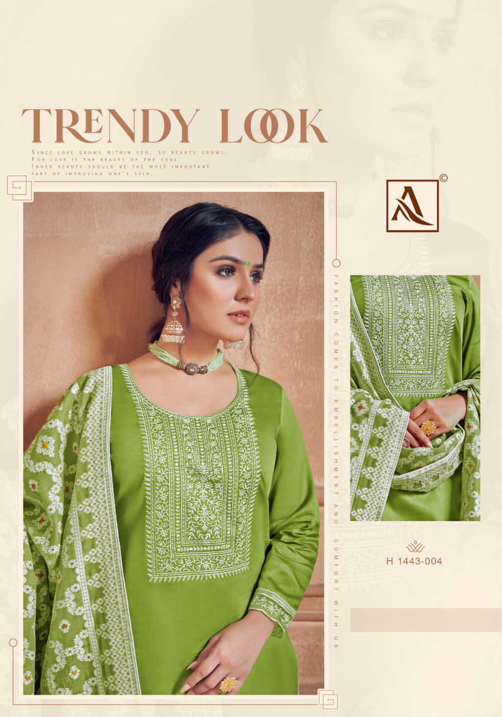 Alok Lakhnavi Touch Vol 4 Cotton Salwar Suit Catalog 6 Pcs 14