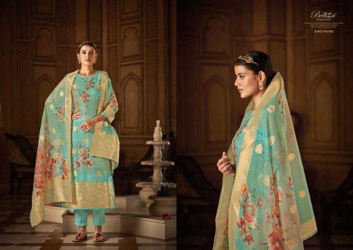 Belliza Amrut Organza Salwar Suit Catalog 6 Pcs 6 510x361 - Belliza Amrut Organza Salwar Suit Catalog 6 Pcs