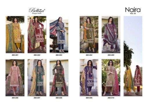 Belliza Naira Vol 34 Cotton Salwar Suit Catalog 10 Pcs 14 510x363 - Belliza Naira Vol 34 Cotton Salwar Suit Catalog 10 Pcs