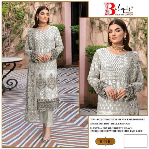 Bilqis B 1 A D Georgette Salwar Suit Catalog 4 Pcs 2 510x510 - Bilqis B 1 A-D Georgette Salwar Suit Catalog 4 Pcs