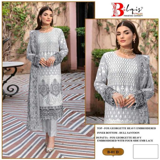 Bilqis B 1 A D Georgette Salwar Suit Catalog 4 Pcs 4 510x510 - Bilqis B 1 A-D Georgette Salwar Suit Catalog 4 Pcs