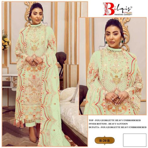 Bilqis B 20 A D Georgette Salwar Suit Catalog 4 Pcs 2 510x510 - Bilqis B 20 A-D Georgette Salwar Suit Catalog 4 Pcs